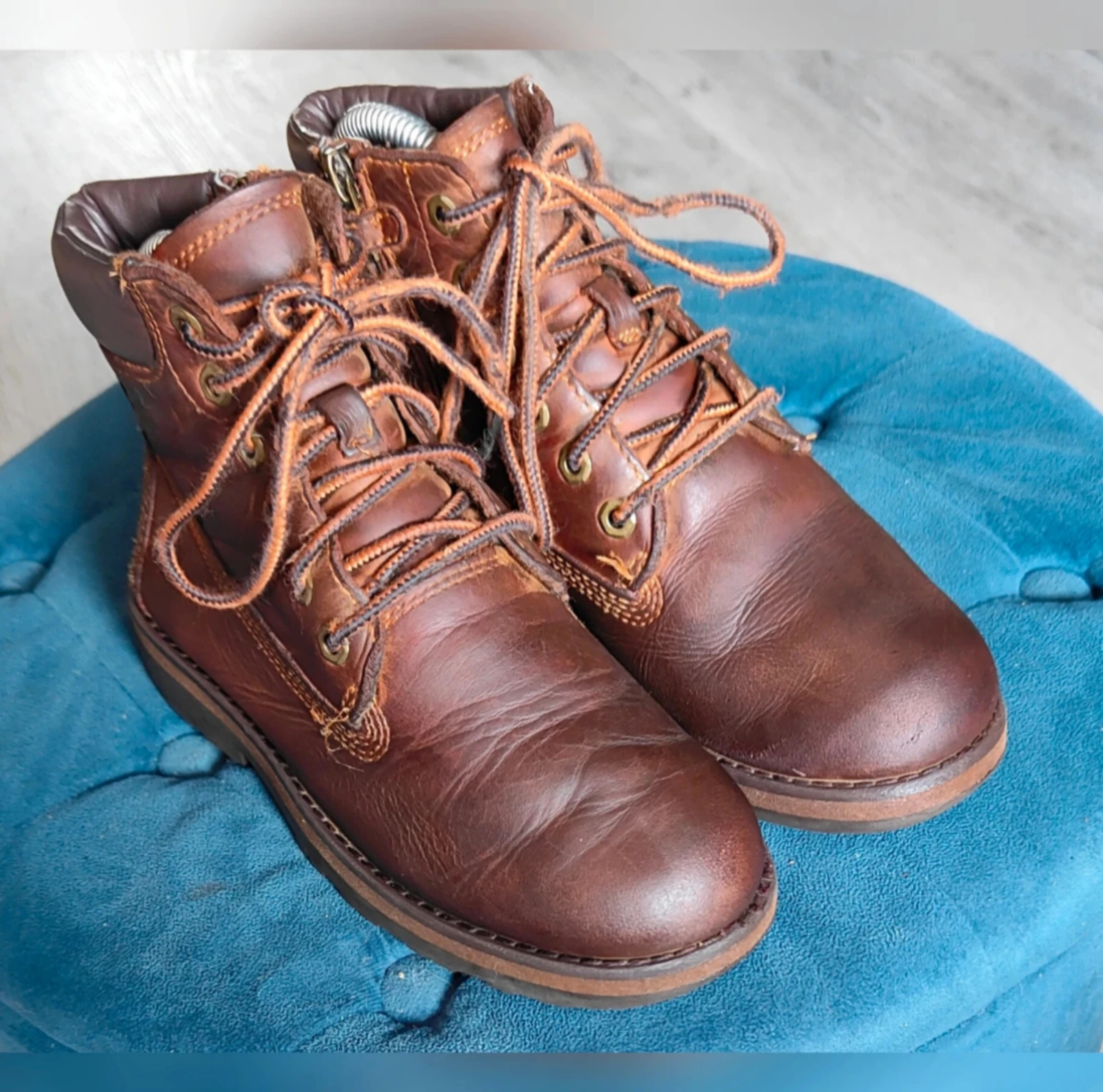 Brown Timberland Courma Kid lace boots size 34 – photo 5